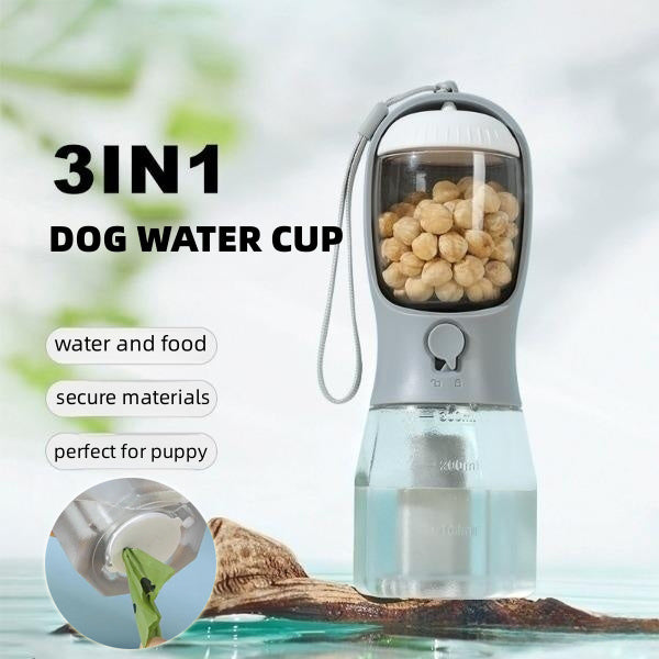 3-in-1 Hydration & Snack Travel Bottle