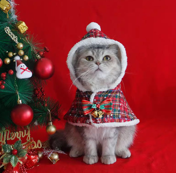 Pet Christmas Cloak