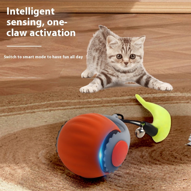 Gravity-Activated Cat Toy Ball Us