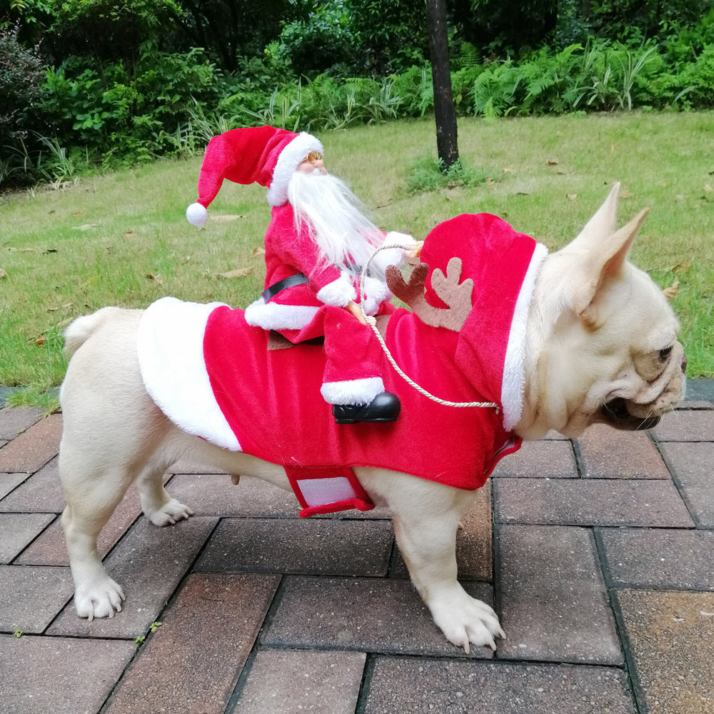 Santa's Sleigh Ride Pet Costume
