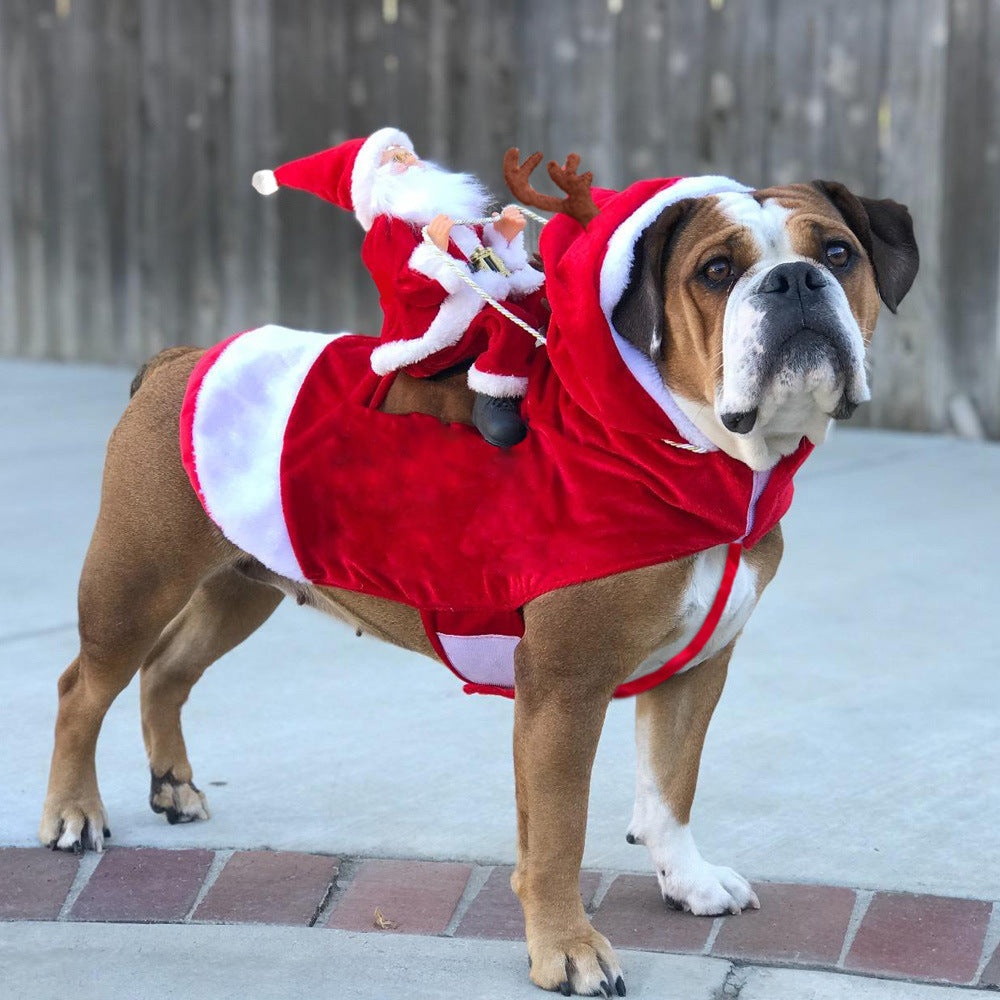 Santa's Sleigh Ride Pet Costume