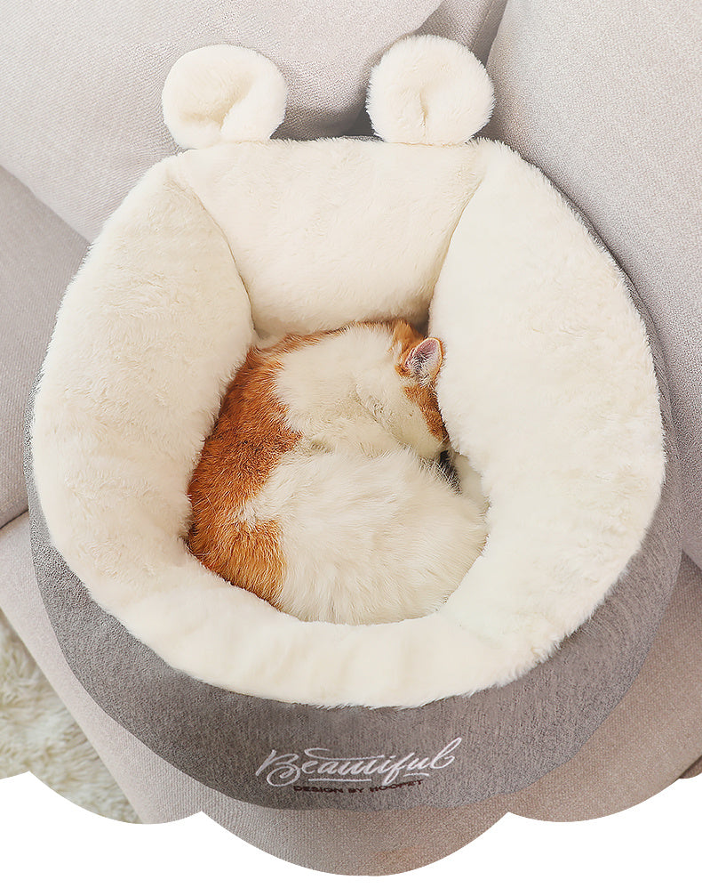 Gemütliches Kuschelschlafsackbett