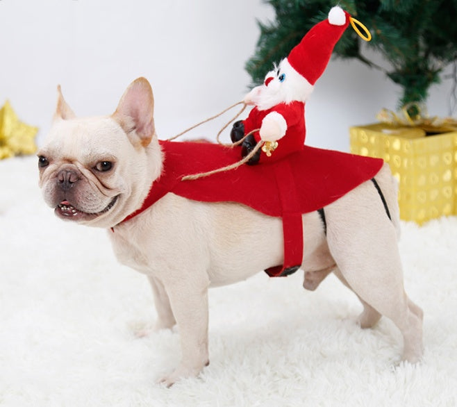 Santa's Sleigh Ride Pet Costume