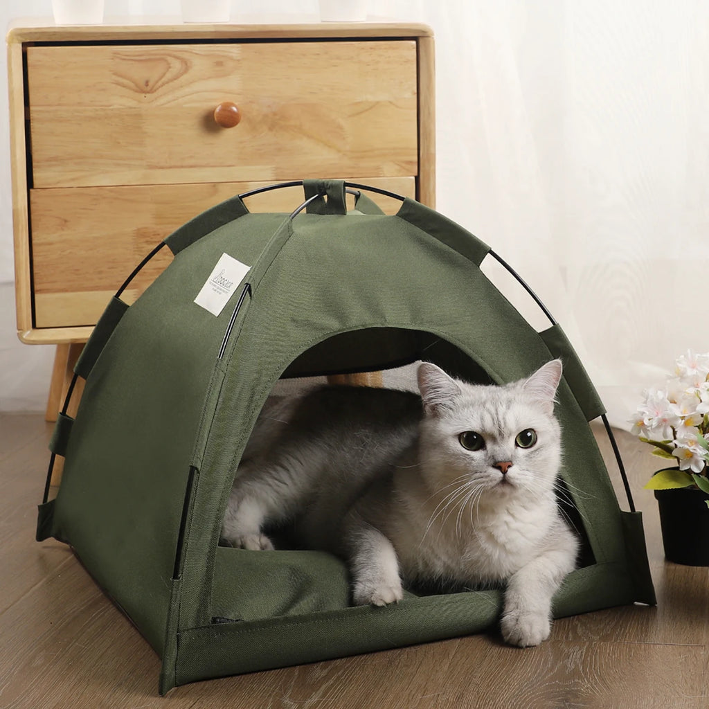 Cat & Dog Tent — Foldable Indoor/Outdoor Pet Shelter