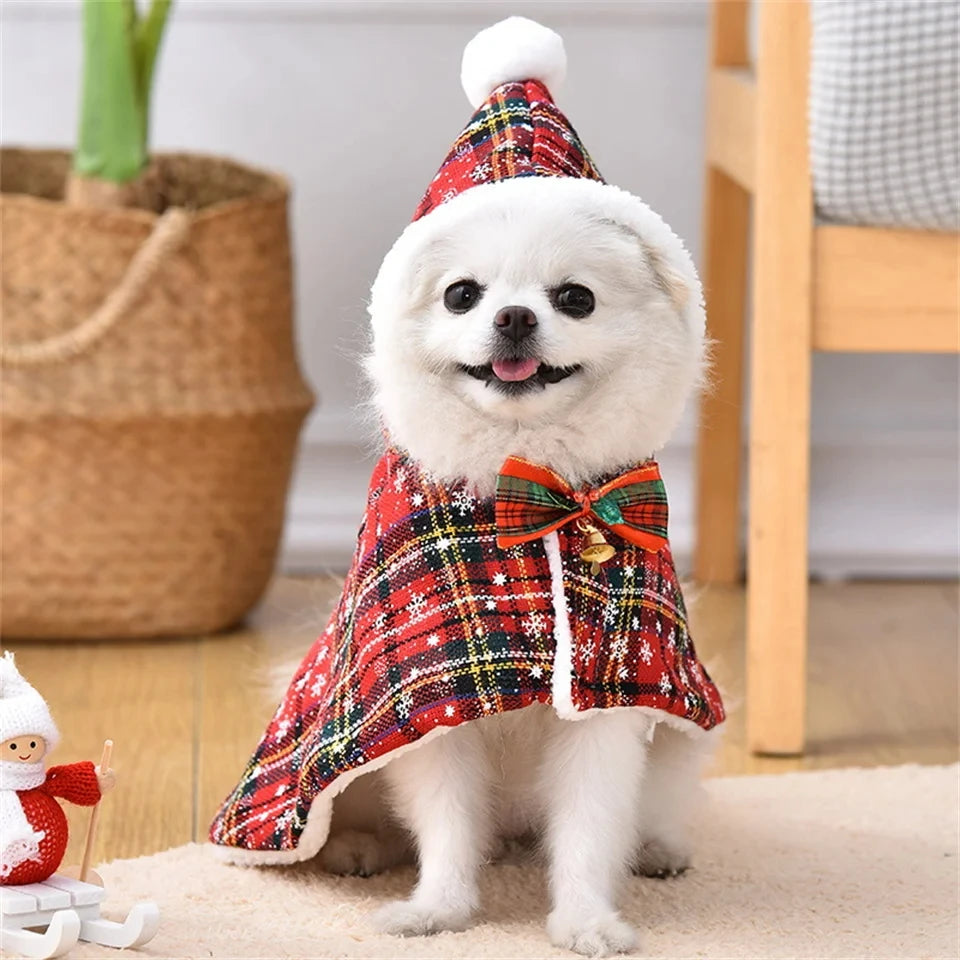 Pet Christmas Cloak