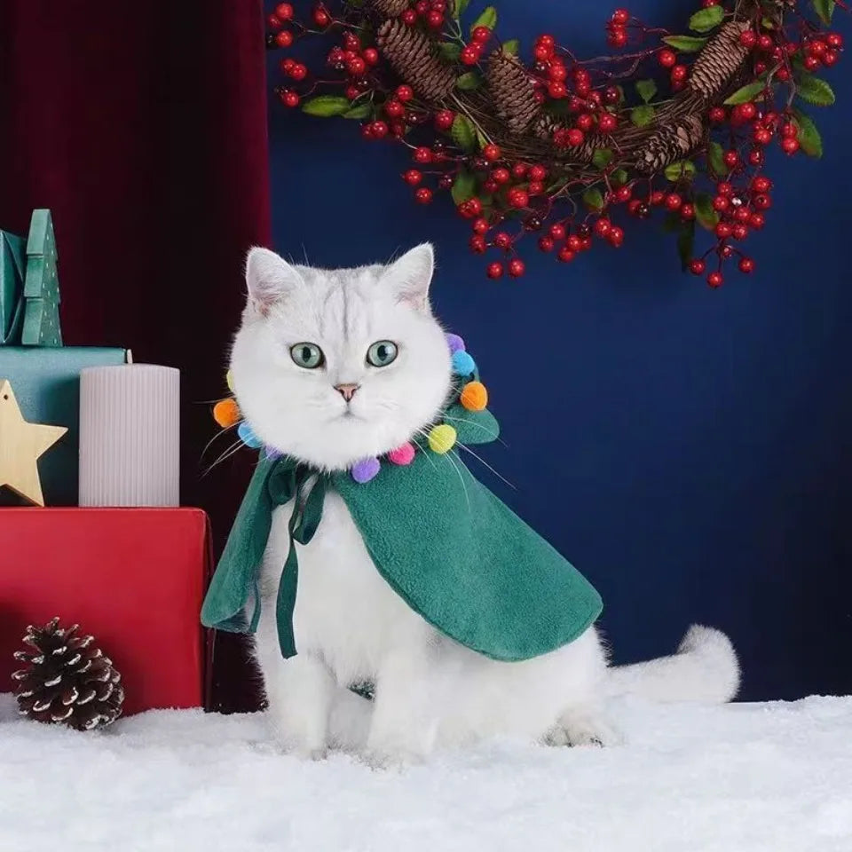 Pet Christmas Cloak
