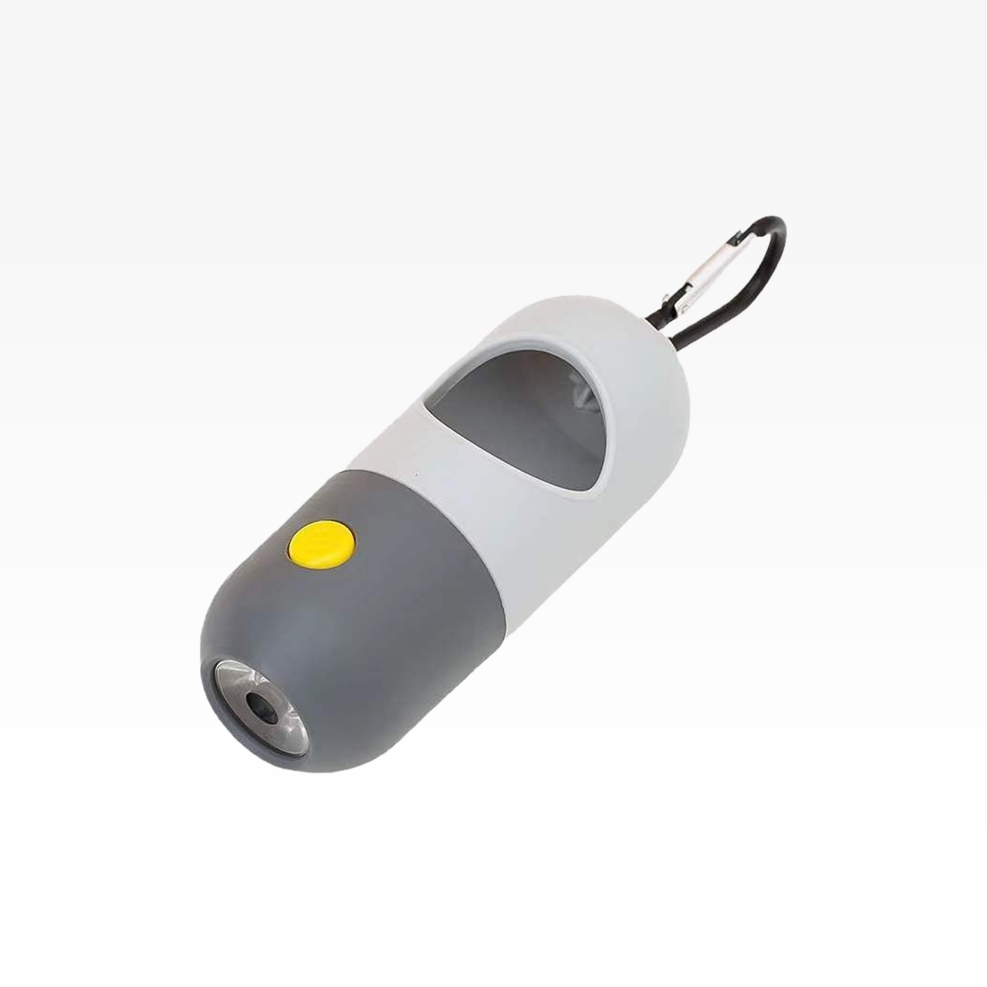 LED Poop Bag Dispenser with Flashlight